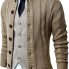 Classic Mens Long Sleeve Cardigan Button Down Sweater 1