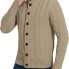 Classic Mens Long Sleeve Cardigan Button Down Sweater 4