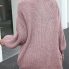 Women's Oversized Long Sleeve Cardigan with Open Front Pockets 4