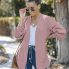 Women's Oversized Long Sleeve Cardigan with Open Front Pockets 5